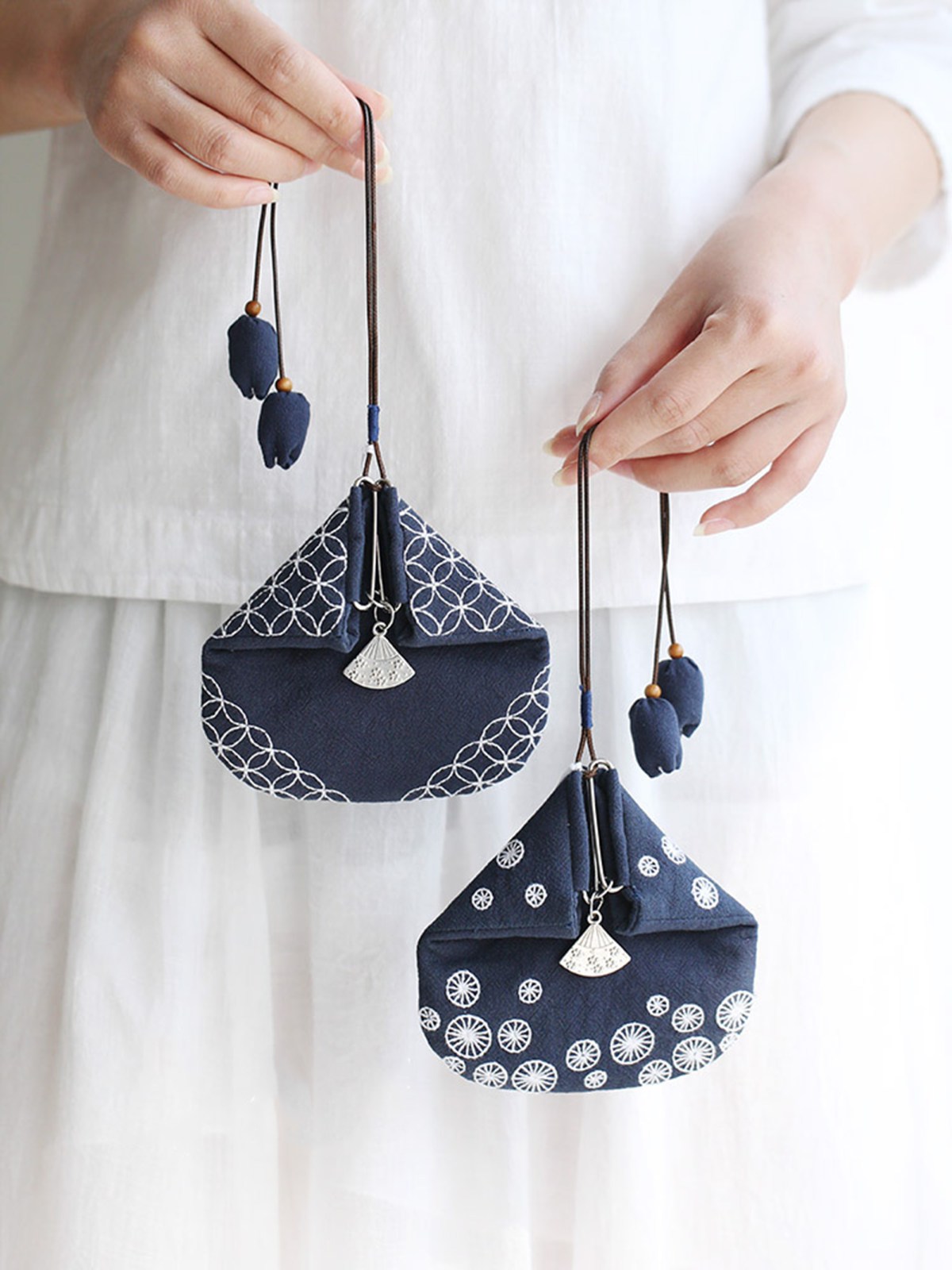 Heidi – Sashiko Inspired Coin&nbsp;Purse
